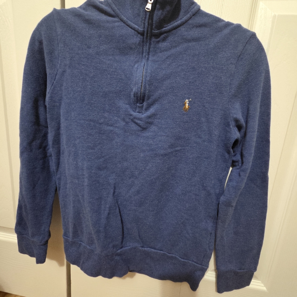 Polo Ralph Lauren Men's Blue Zip-Up Sweater